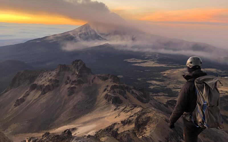 Nach der letzten Chemotherapie bestieg John Müller den Pico de Orizaba, den höchsten Berg Mexikos. GB-Foto