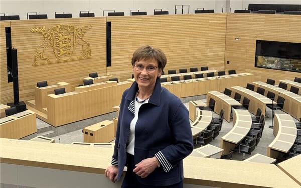 Nach zwei Jahrzehnten und vier Legislaturperioden verabschiedet sich Sabine Kurtz aus dem Landtag. GB-Foto: gb