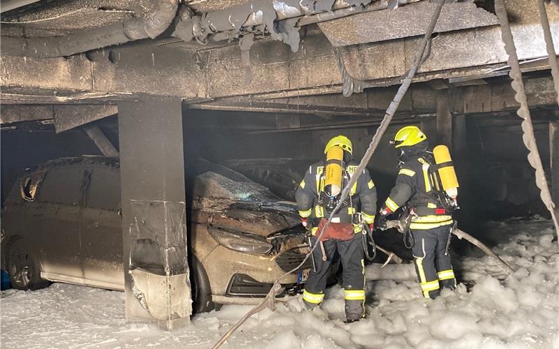 Millionenschaden nach Brand in Tiefgarage