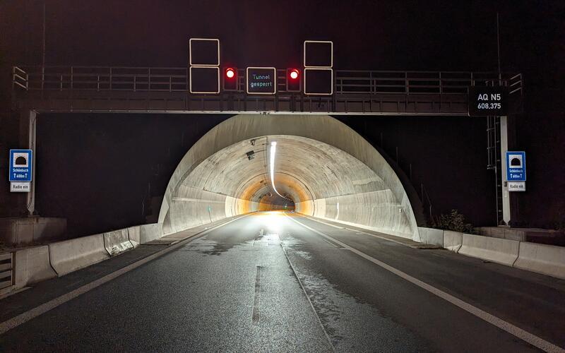 Nächste Woche sorgen Wartungsarbeiten im Schönbuchtunnel zwischen Montag und Donnerstag für Sperrungen der A81. GB-Foto (Archiv): gb