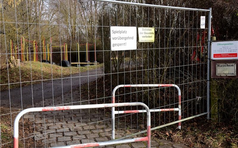 Neben dem Entringer Kinderspielplatz Kundensteigle (Bild) sind zwei Anlagen in Breitenholz und Pfäffingen teilweise oder ganz geschlossen GB-Foto: Holom