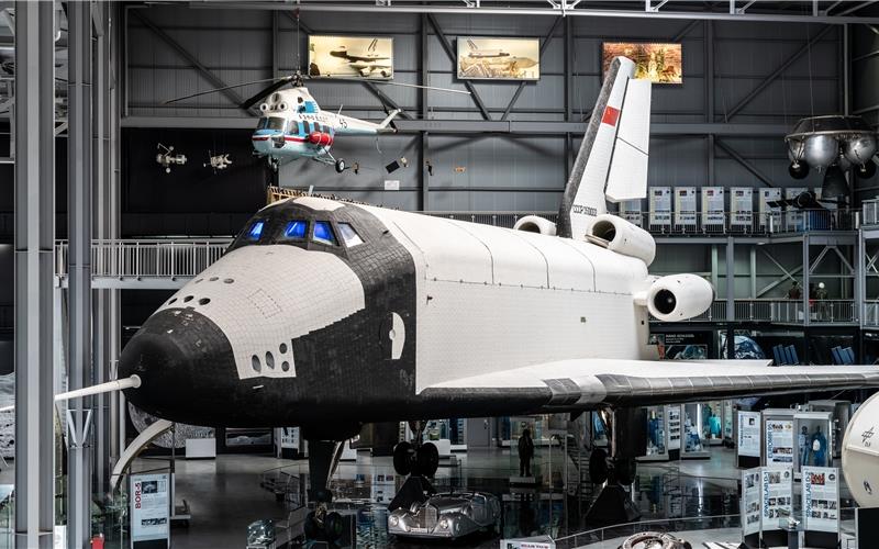 Neben einer beeindruckenden Flugzeug-Sammlung beherbergt das Museum die größte Raumfahrtausstellung Europas. GB-Foto: Technikmuseum Speyer