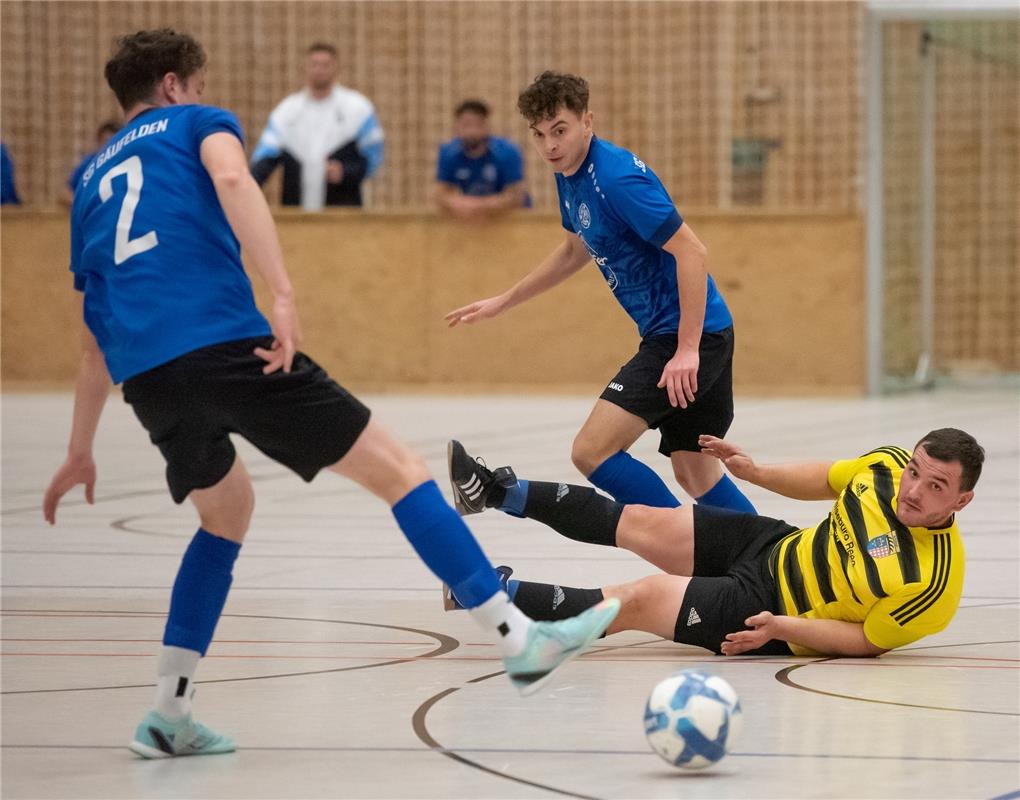 Nebringen, Hermann-Wolf-Halle, Hallenfußball, 45. Gäufeldener Hallenturnier,  SF...