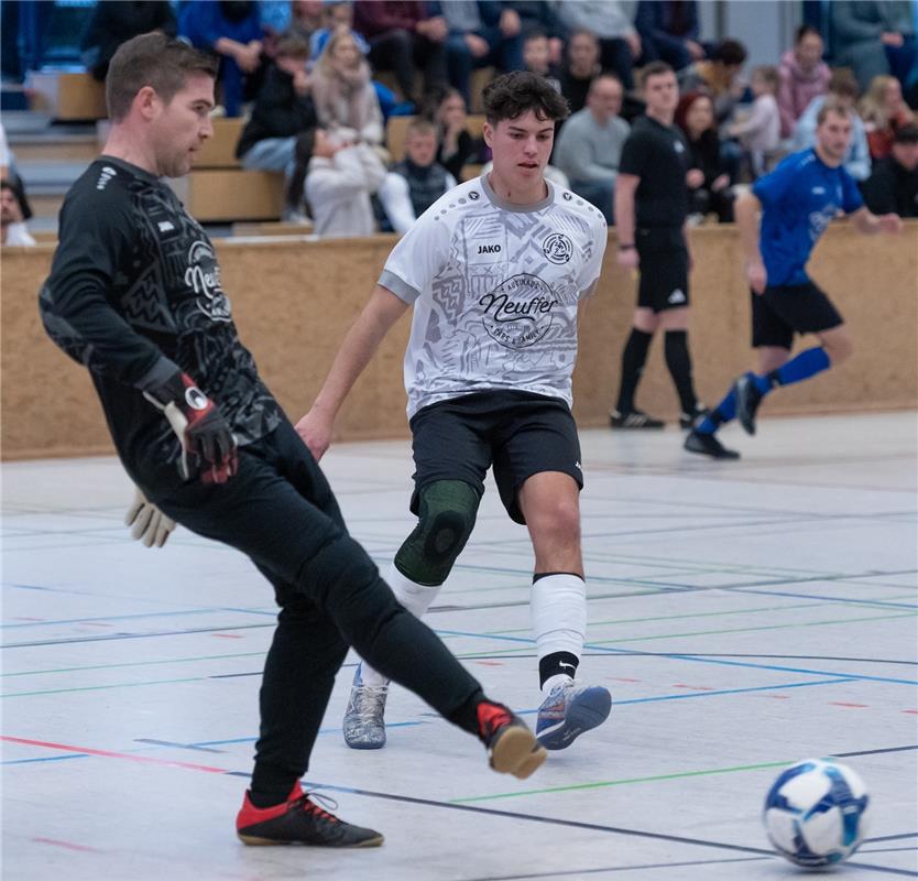 Nebringen, Hermann-Wolf-Halle, Hallenfußball, 45. Gäufeldener Hallenturnier,  SG...