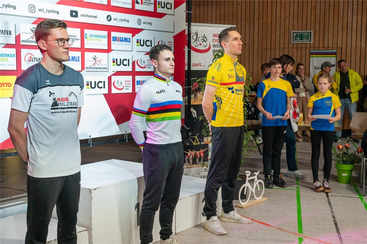 Nebringen, Hermann-Wolf-Halle, Kunstradfahren-Weltcup, Abschiedsvorstellung von ...