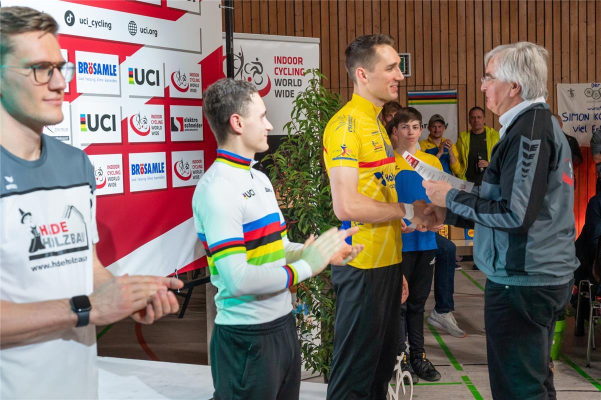 Nebringen, Hermann-Wolf-Halle, Kunstradfahren-Weltcup, Abschiedsvorstellung von ...