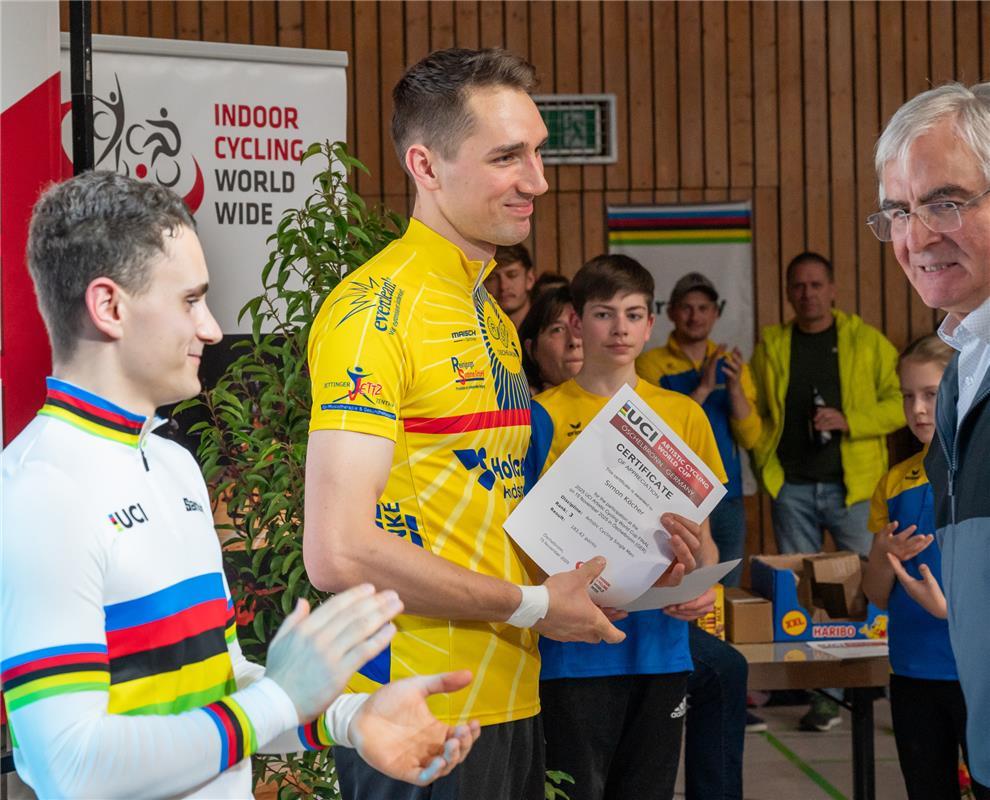 Nebringen, Hermann-Wolf-Halle, Kunstradfahren-Weltcup, Abschiedsvorstellung von ...