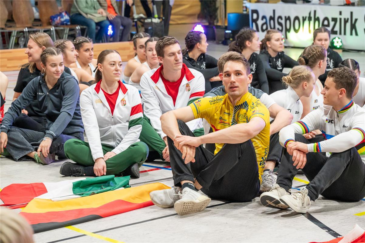 Nebringen, Hermann-Wolf-Halle, Kunstradfahren-Weltcup, Abschiedsvorstellung von ...