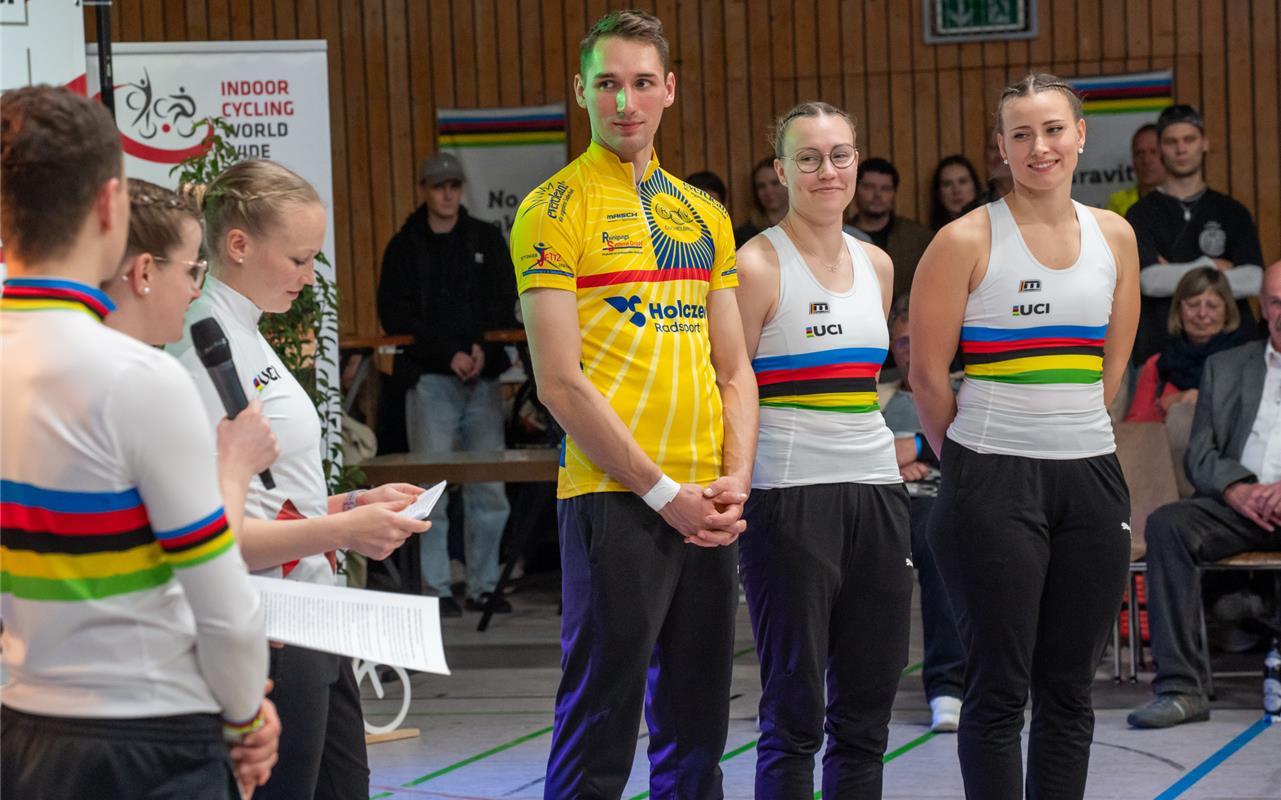 Nebringen, Hermann-Wolf-Halle, Kunstradfahren-Weltcup, Abschiedsvorstellung von ...