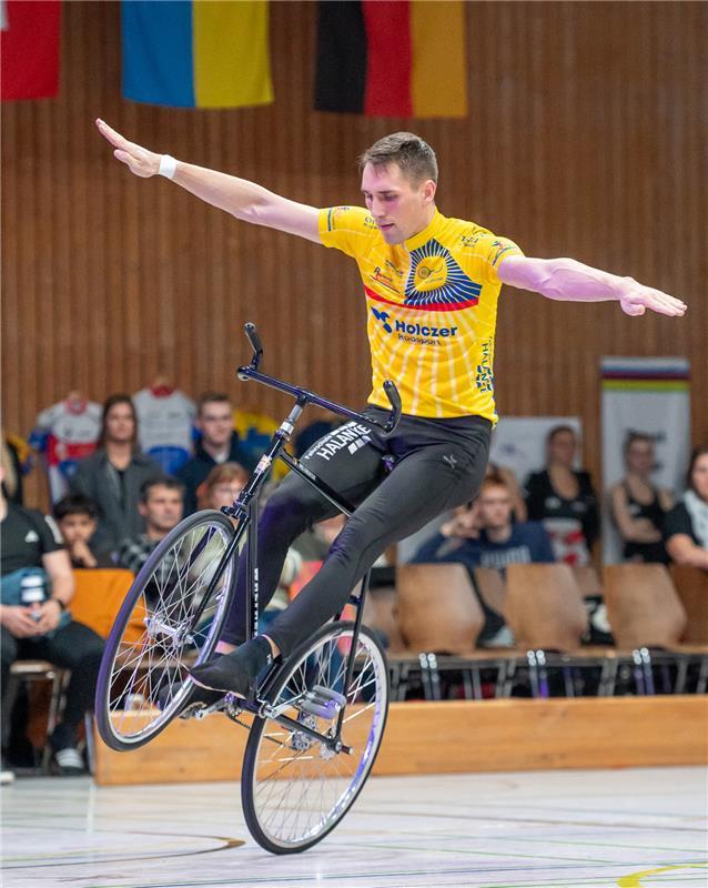 Nebringen, Hermann-Wolf-Halle, Kunstradfahren-Weltcup, Abschiedsvorstellung von ...