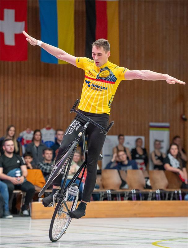 Nebringen, Hermann-Wolf-Halle, Kunstradfahren-Weltcup, Abschiedsvorstellung von ...