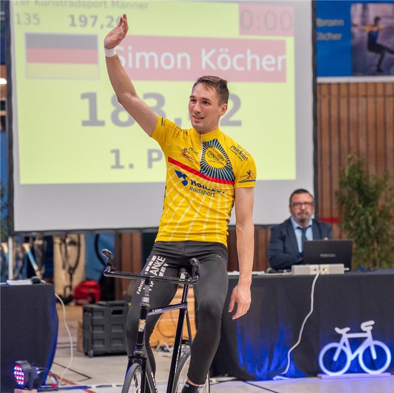 Nebringen, Hermann-Wolf-Halle, Kunstradfahren-Weltcup, Abschiedsvorstellung von ...