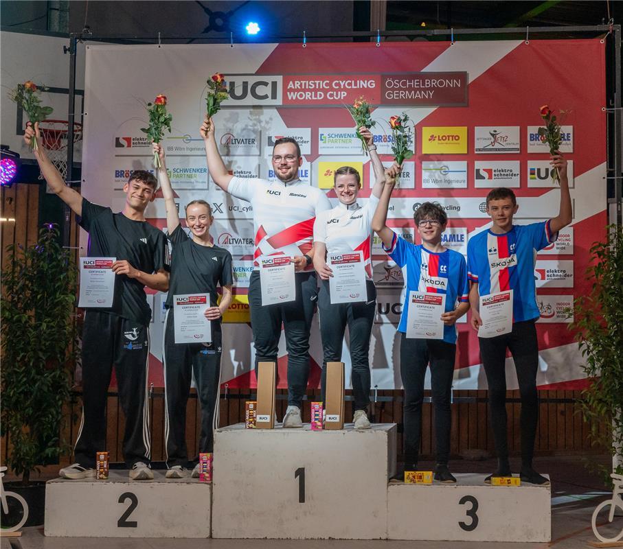 Nebringen, Hermann-Wolf-Halle, Kunstradfahren-Weltcup, Abschiedsvorstellung von ...