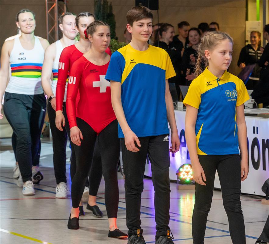 Nebringen, Hermann-Wolf-Halle, Kunstradfahren-Weltcup, Abschiedsvorstellung von ...