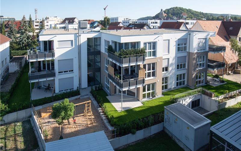 Die exzellente Lage war das beste Argument Neubau in der Schickhardtstraße: Räume enthalten durch Süd-West-Ausrichtung viel Licht GB-Foto: Vecsey
