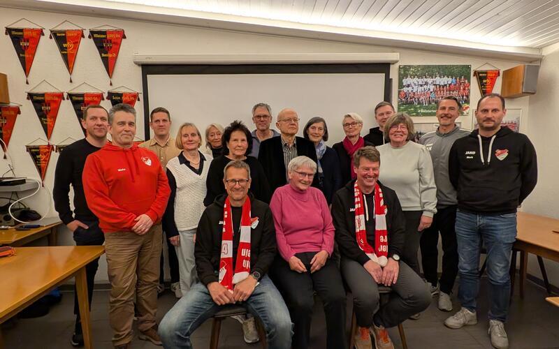 Nicht nur die Ehrungen sorgten auf der Hauptversammlung des SV Affstätt für gute Laune. GB-Foto: Verena Bayer