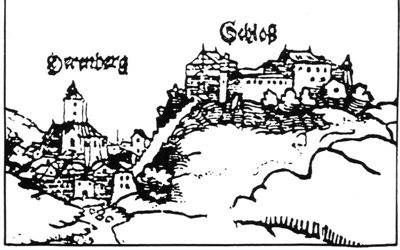 Nikolaus Ochsenbach zeichnete 1620 Herrenberg und das Schloss (Bilder rechts und links). Auch 1537 (oberes Bild) ist eine Darstellung Herrenbergs entstanden GB-Fotos: gb