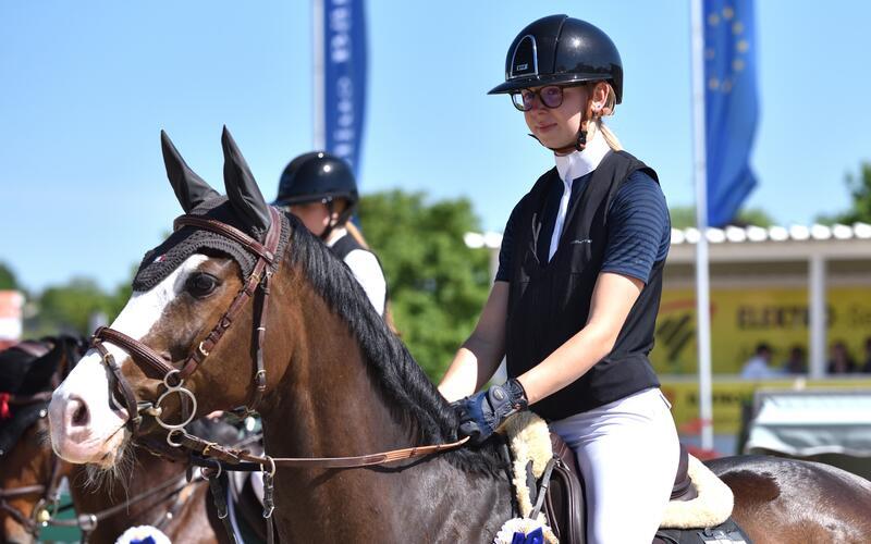Nina Scheuerle (Gäufelden/auf Karanta) hat in Waldenbuch die Sparkassen-Cup-Qualifikation gewonnen. GB-Foto: Häusler