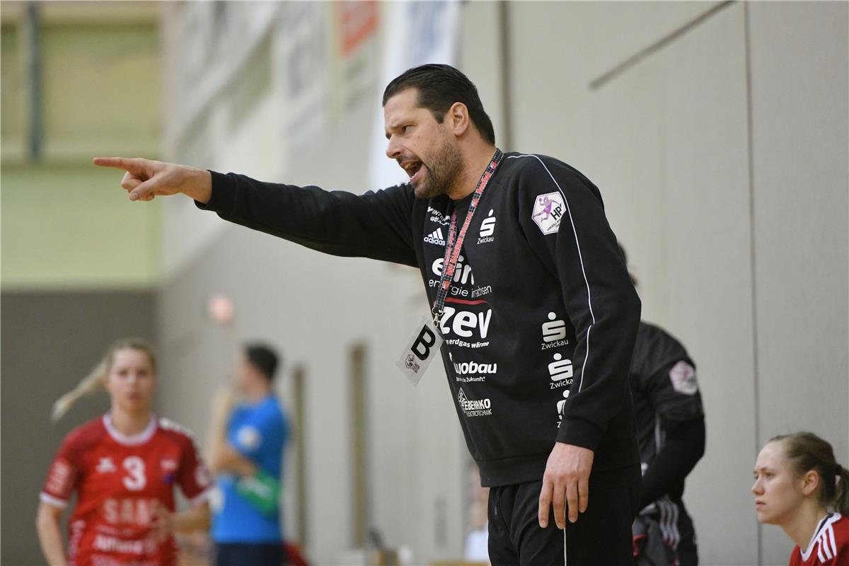 Norman Rentsch (Trainer, BSV Sachsen Zwickau), BSV Sachsen Zwickau vs. SG H2Ku H...