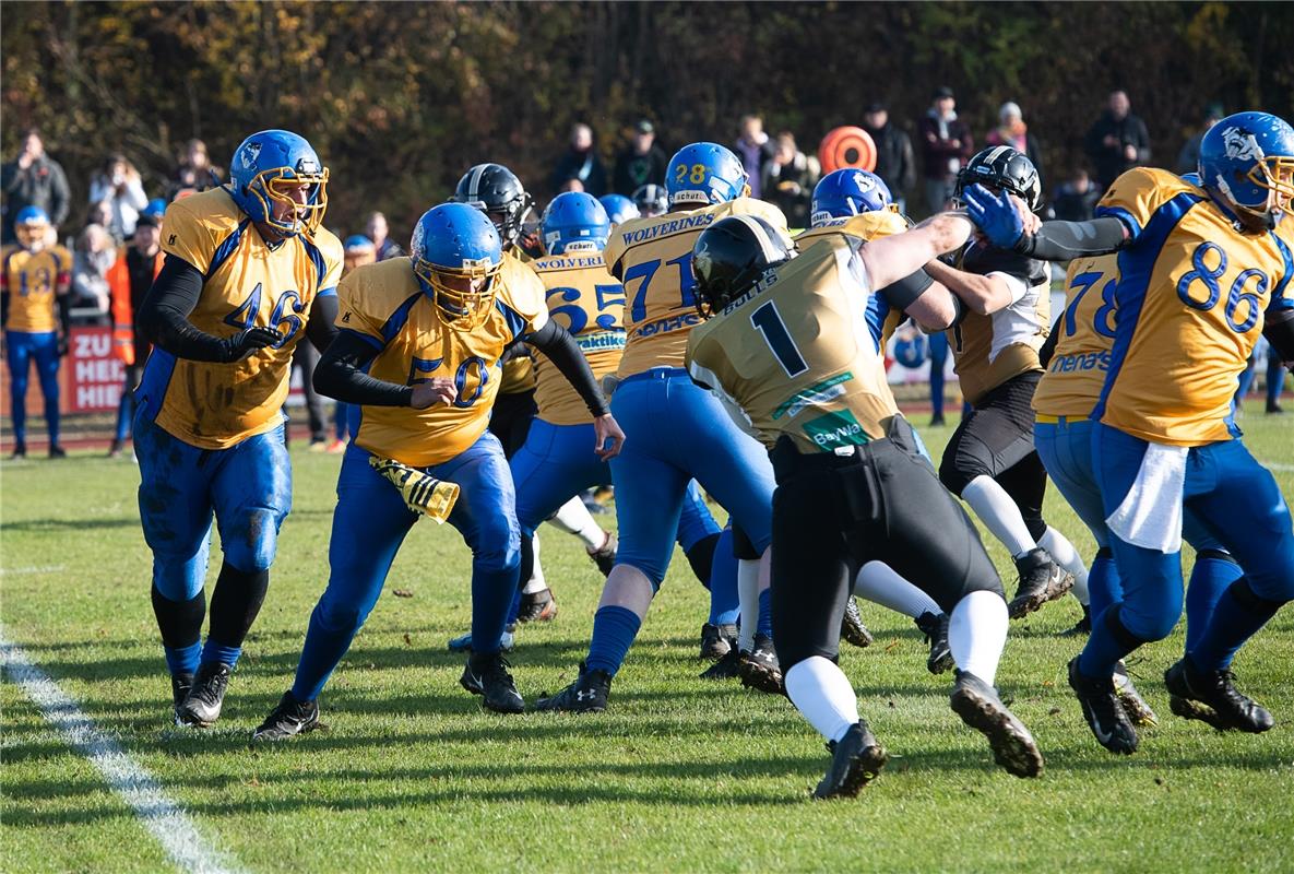 Nr. 1 Simon Brösamle American Football  Endspiel der Kreisliga, Bondorf Bulls ge...