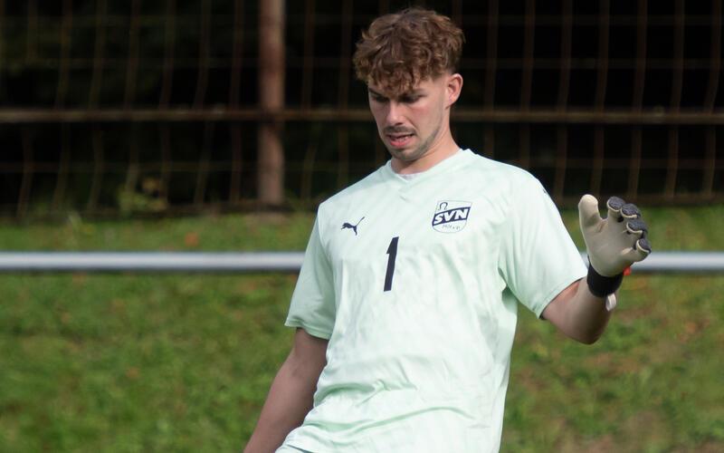 Nufringens Keeper Lukas Schäble machte beim 0:1 im Auswärtsspiel in Musberg keine gute Figur. GB-Foto: Vecsey