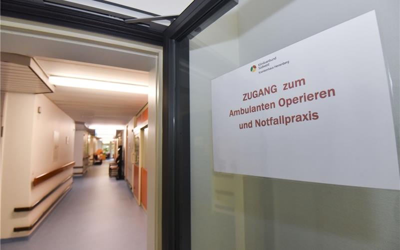 Nur noch kurze Zeit hat die Notfallpraxis geöffnet.GB-Foto (Archiv): Vecsey