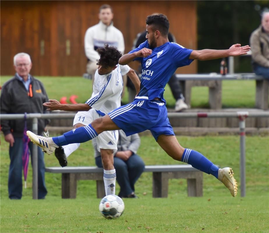 Oberjesingen, Sportplatz, Fußball-Kreisliga A2, SV Oberjesingen (weiß) - VfL Obe...