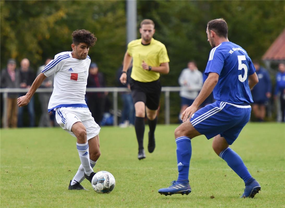 Oberjesingen, Sportplatz, Fußball-Kreisliga A2, SV Oberjesingen (weiß) - VfL Obe...