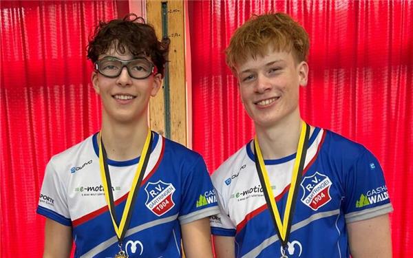 Oskar Schimmel und Valentin Fischer neue U19-BW-Radball-Meister