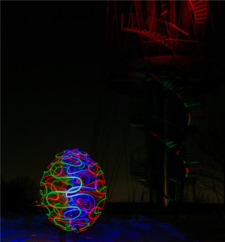 Osterei am Schönbuchturm. Von Natalie Politz aus Hildrizhausen.