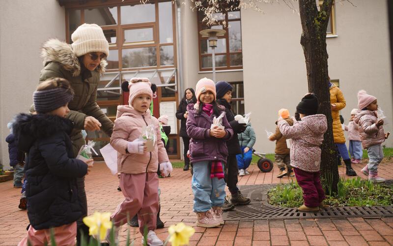 Ostereier-Suche als verbindendes Element