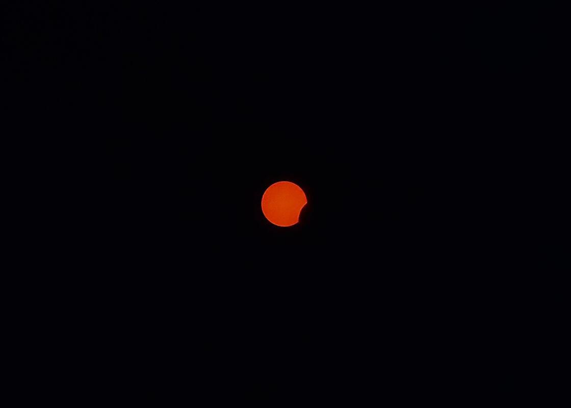 Pacman am Himmel. Von Simon Röhm aus Herrenberg.