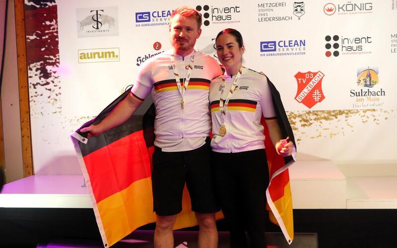 Patrick Tisch und Julia Hämmerli vor wenigen Wochen bei der DM. GB-Foto: Schwarz