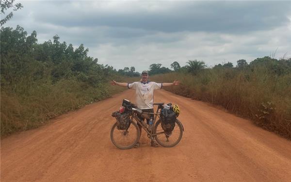 Paul Klaus machte sich mit dem Rad auf die Reise entlang des afrikanischen Kontinents. 