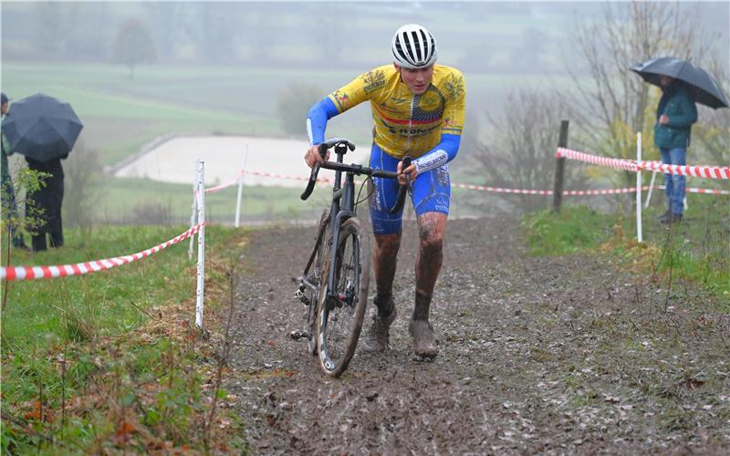 Paul Wörner wurde im U-19-Feld am Ende auf Rang 18 notiert.GB-Foto: Reichert