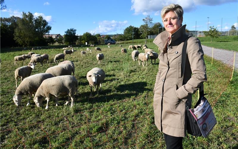 Leid der Nutztiere soll sichtbar gemacht werden Petra Kletzander engagiert sich für den Tierschutz: „Wenn die Schlachthäuser aus Glas wären, wären wir alleVegetarier“ GB-Foto: Holom