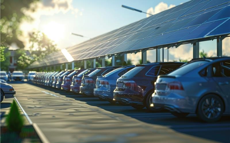 Photovoltaikanlagen über Parkplätzen zu betreiben war eine Idee für eine Kooperation Nufringens mit einem regionalen Energieversorger. Mangels personeller Kapazitäten riet Bürgermeister Welte, jetzt die Reißleine zu ziehen. GB-Foto: stock-adobe.com/Kerang