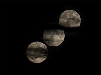 Der Mond am 28. September 2023.
Von Natalie Politz aus Hildrizhausen.