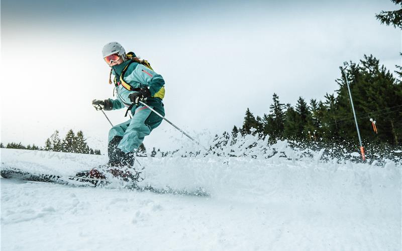 Pistenspaß: Ruhestein an der Schwarzwaldhochstraße.GB-Foto: Baiersbronn Touristik