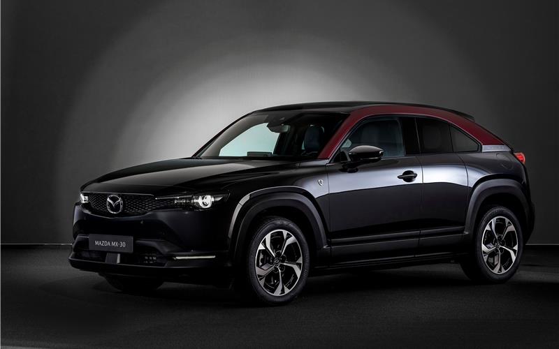 Plug-in-Hybrid von Mazda – der MX-30 e-Skyactiv R-EV: Ausgestattet mit drei Fahrmodi.GB-Fotos