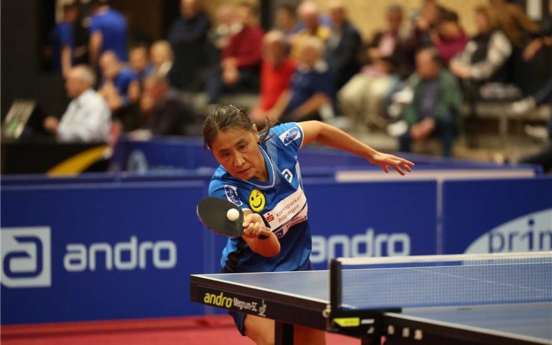 Bundesliga-Aus für die SV Böblingen Qianhong Gotsch garantierte Jahrzehnte lang erstklassigen Tischtennissport bei dem Bundesligateam der SV Böblingen. Diese Ära geht nun zu Ende. GB-Foto: Holzapfel