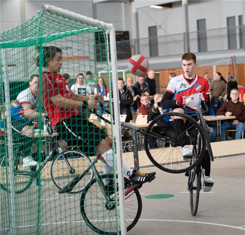 Radball Gärtringen 1 Markus Schäfer und Patrick Bühler gegen Mosnang 1 / 2020 Fo...