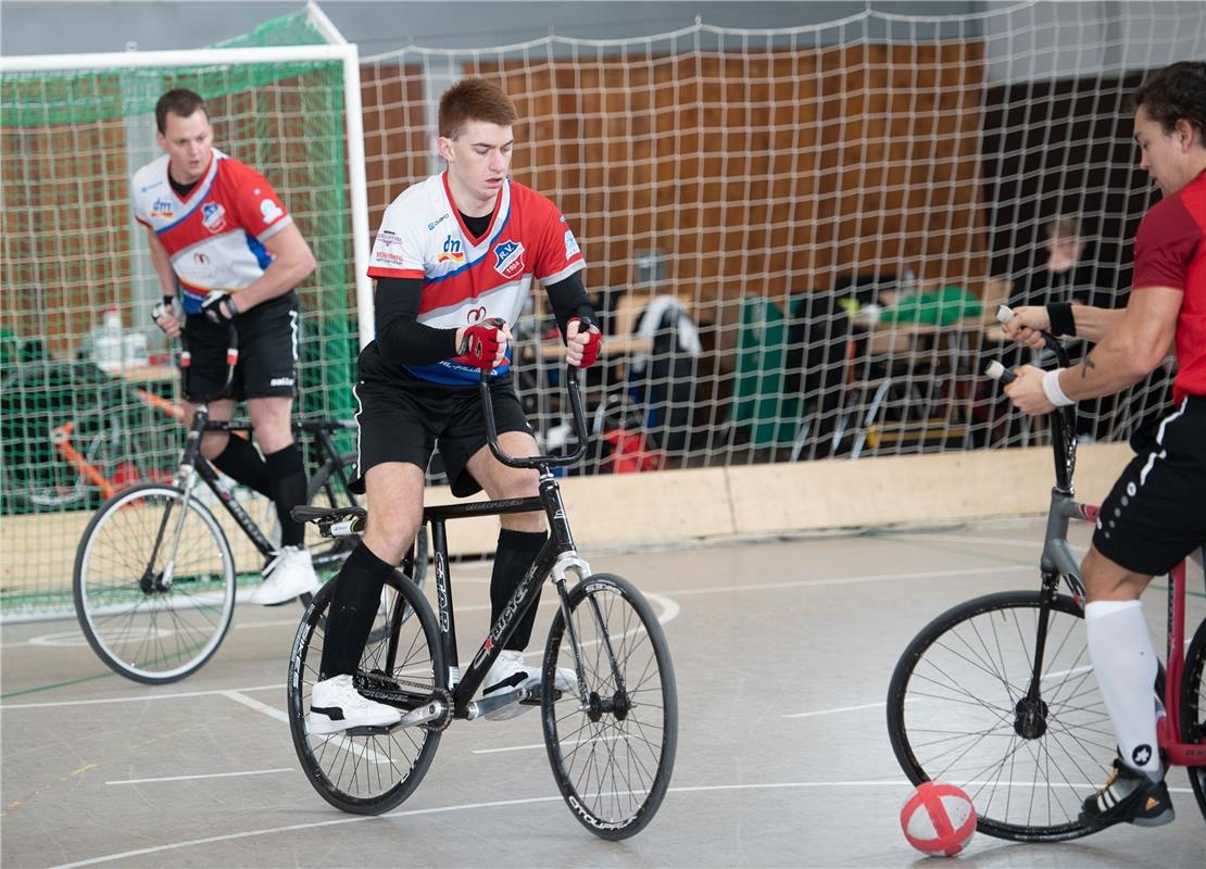 Radball Gärtringen 1 Markus Schäfer und Patrick Bühler gegen Mosnang 1 / 2020 Fo...