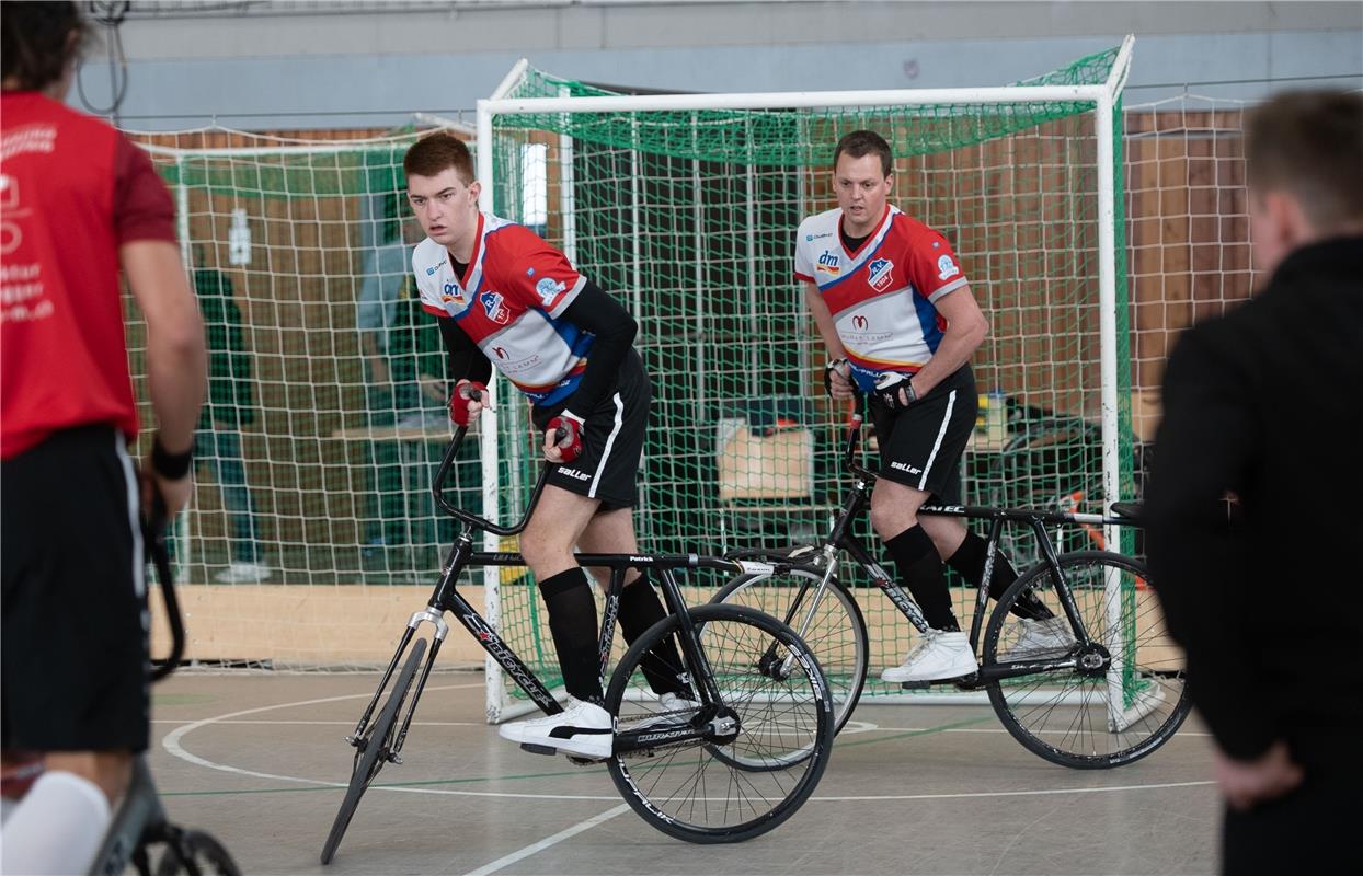 Radball Gärtringen 1 Markus Schäfer und Patrick Bühler gegen Mosnang 1 / 2020 Fo...