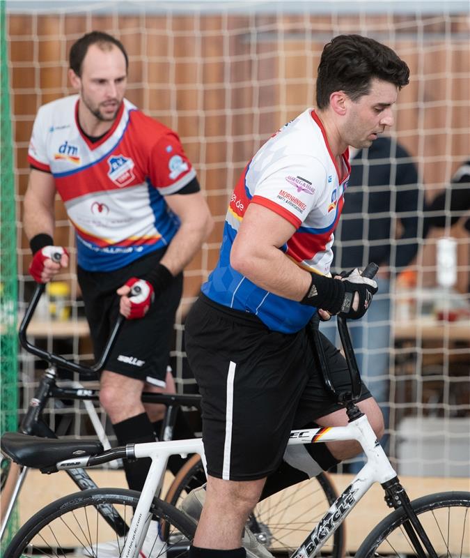 Radball Gärtringen 2  ( Kai Schäfer und Andy Berner ) gegen Gärtringen 3 ( Simon...