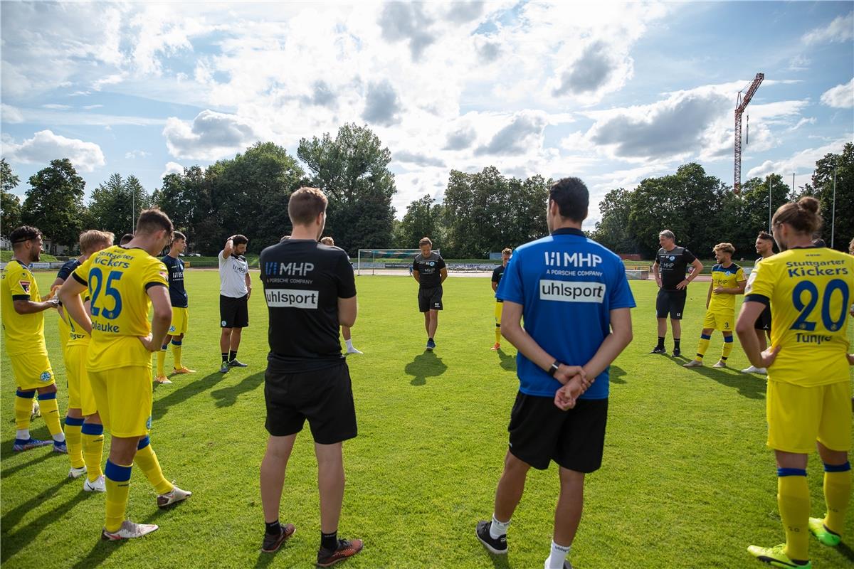 Ramon Gehrmann (Trainer SV Stuttgarter Kickers), VfL Sindelfingen - SV Stuttgart...