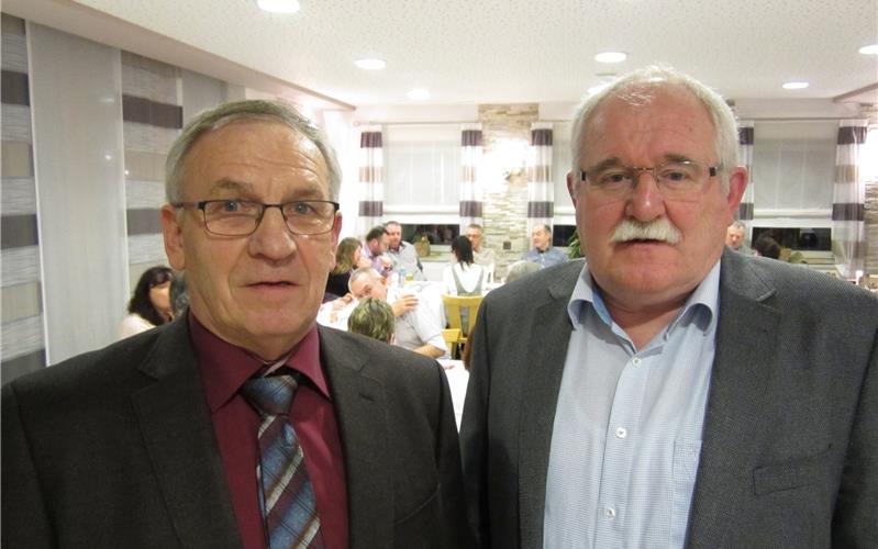 Richard Armbruster (links) und Helmut Dolderer GB-Foto (Archiv): gb
