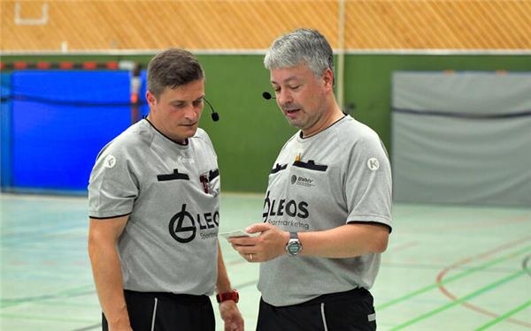 Robert Wagner (links) und Thomas Hennefarth machen den nächsten Schritt nach oben. GB-Foto: Gebhardt