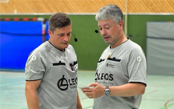Robert Wagner (links) und Thomas Hennefarth machen den nächsten Schritt nach oben. GB-Foto: Gebhardt
