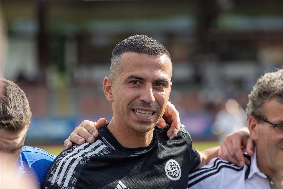 Roberto Klug (Trainer VfL Sindelfingen), VfL Sindelfingen - SV Stuttgarter Kicke...